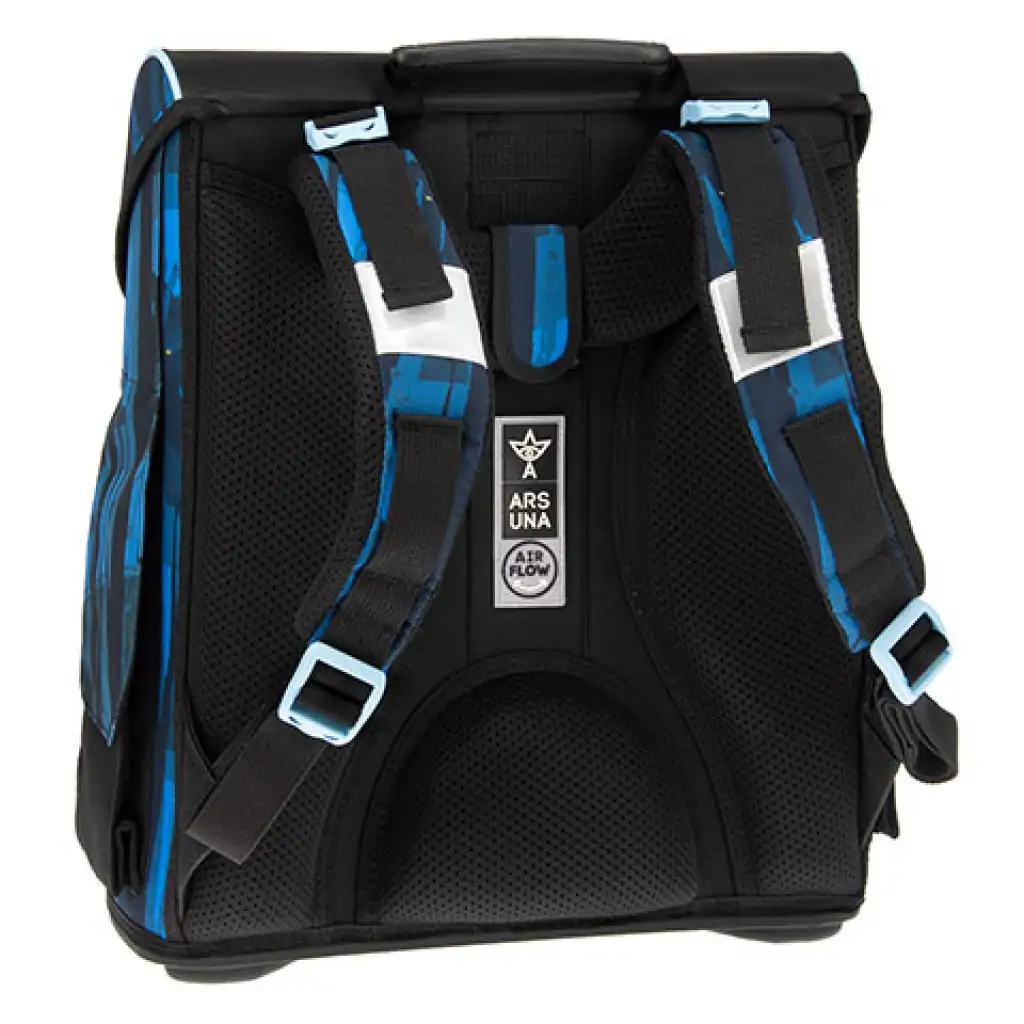 Ars Una: Nightwolf kompakter Schulranzen mit Magnetverschluss 33x41x24cm kép 2