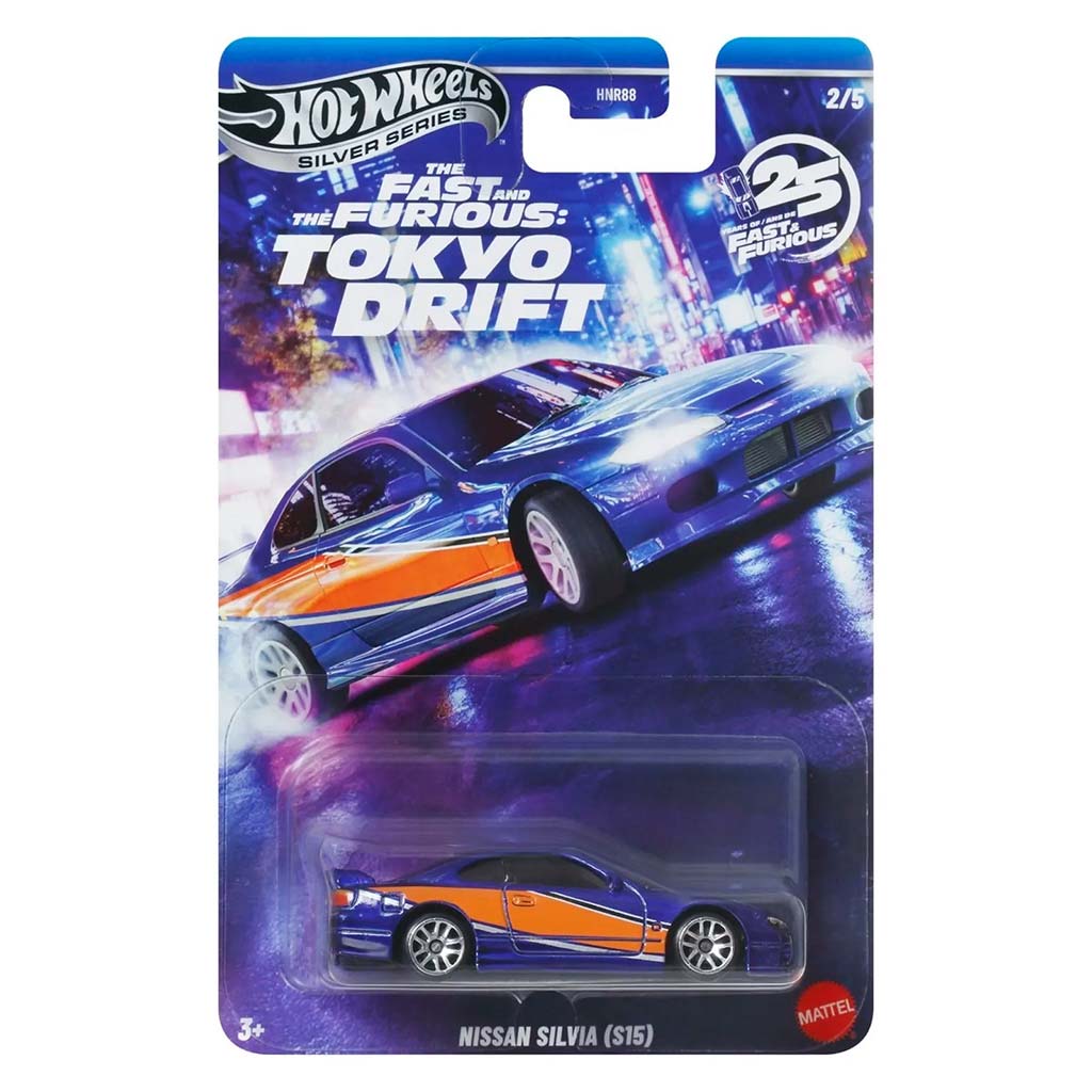 Hot Wheels: Fast & Furious Nissan Silvia S15 Auto 1/64 – Mattel
