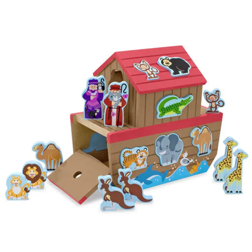 Noahs Arche Formsortierspiel - Melissa & Doug kép 2