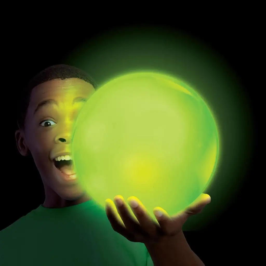 Tiny Glowzilla Wubble leuchtender Neon-Ballon in Grün, 30 cm kép 2