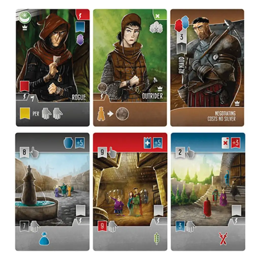 Die Ritter des Westreichs: Stadt der Kronen Erweiterungsspiel kép 3