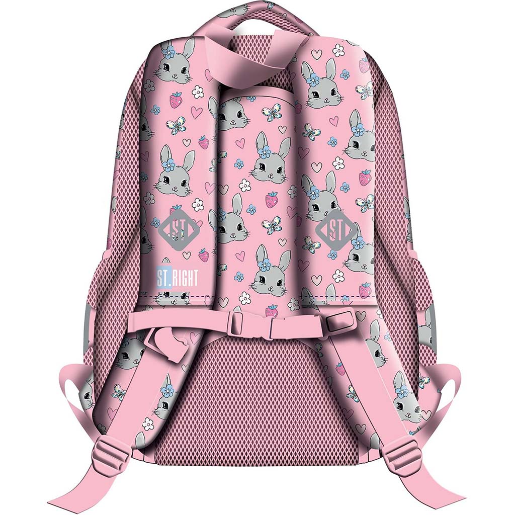 St.Right Cute Rabbit ergonomischer Schulranzen, Rucksack BP26 39x27x17cm kép 2