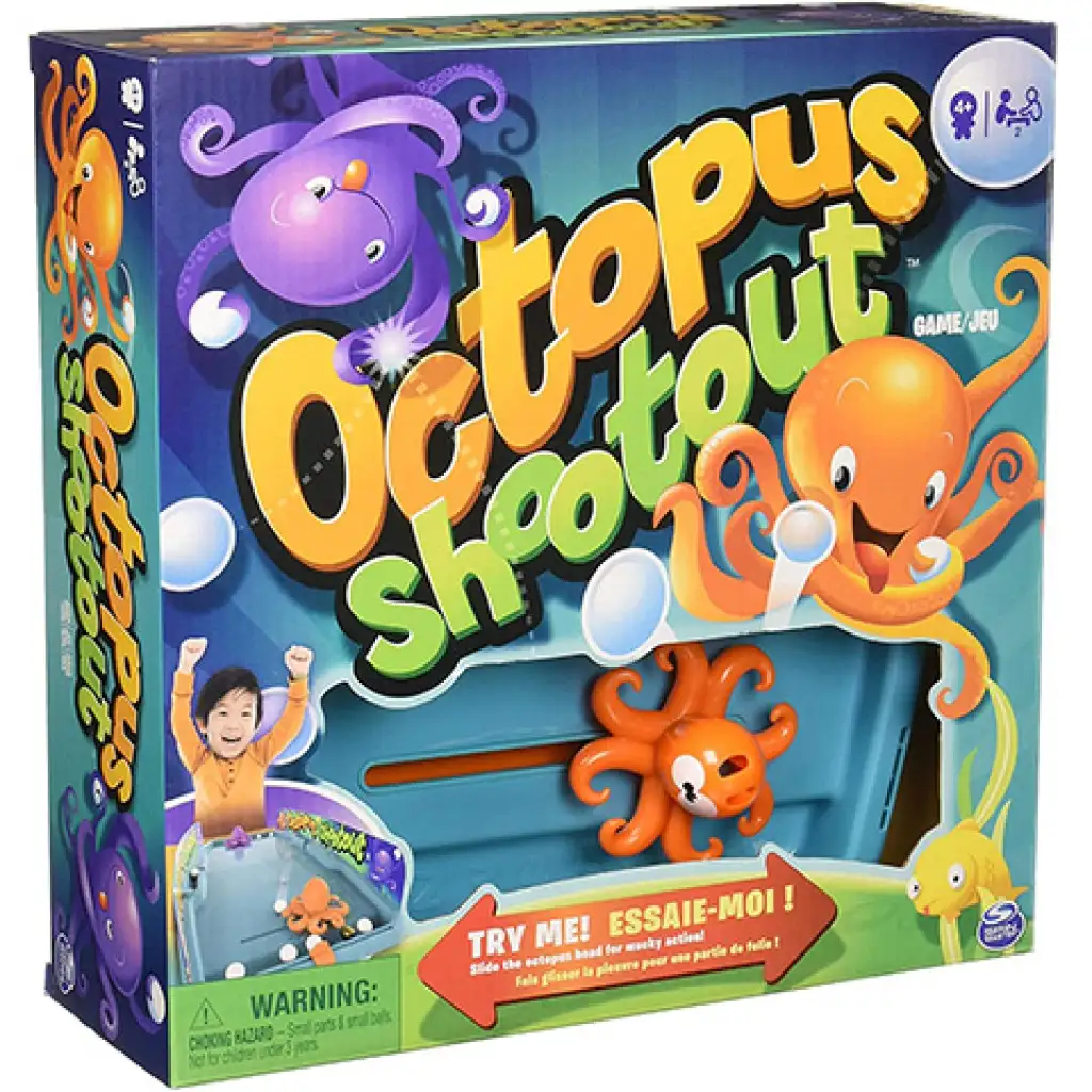 Octopus Shootout társasjáték - Spin Master kép 1