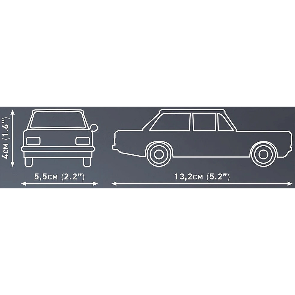 COBI: Opel Rekord C 1900 L Bausatz (24598) kép 4