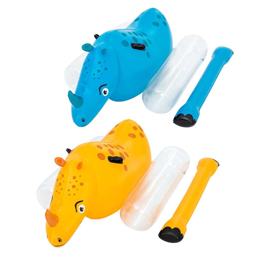 Bestway: Kids Rhino Orrszarvús medencejáték 2db gyerekeknek 148x89x61cm kép 1