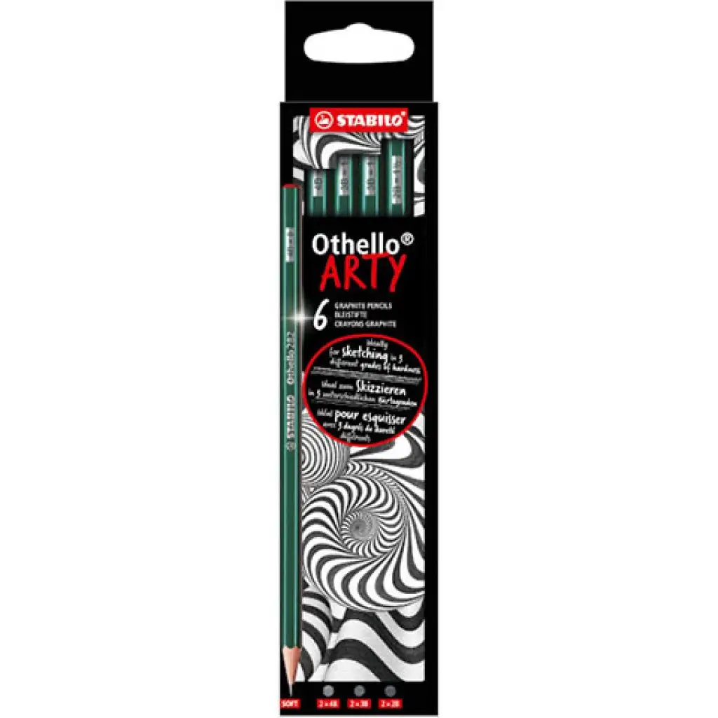 Stabilo: Othello Arty Soft grafit ceruza szett 6db-os kép 1