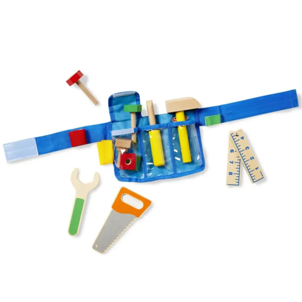 Werkzeuggürtel aus Holz - Melissa & Doug kép 2
