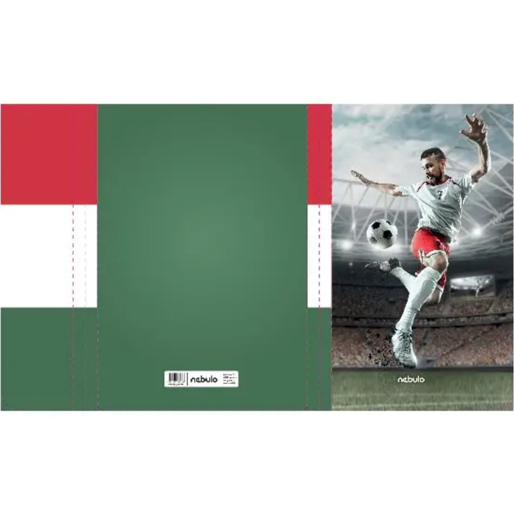 Nebulo: Gummimappe A4 Oxi Fußball