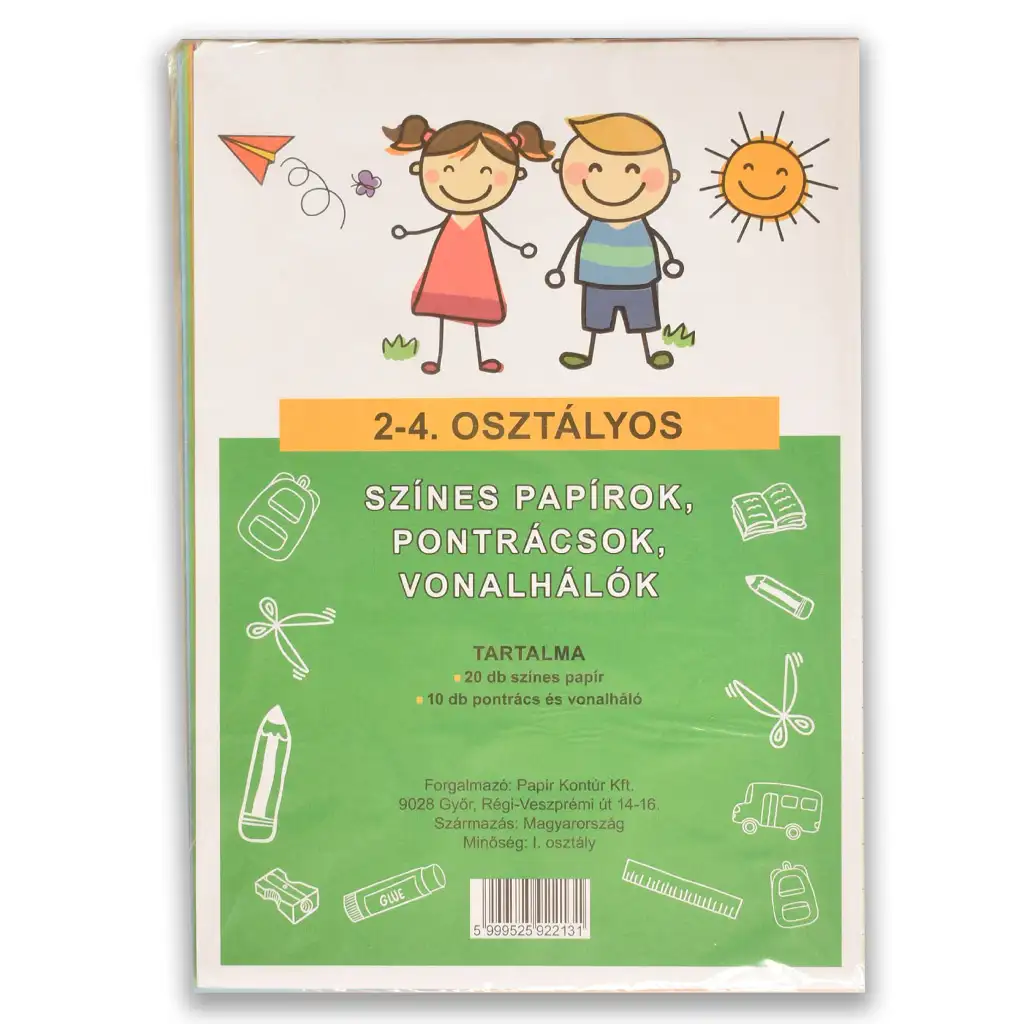 Bunte Papiere, Punktgitter und Liniennetze für die 2.-4. Klasse