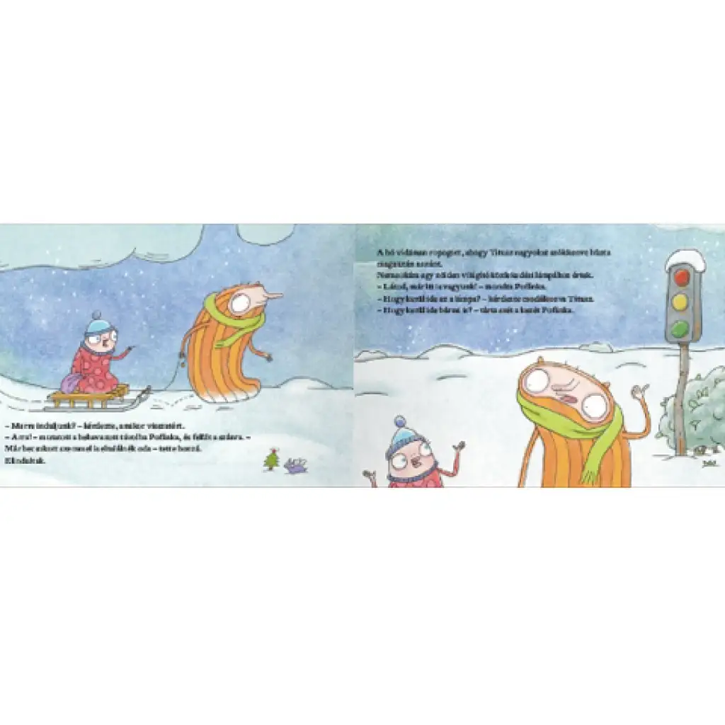 Pagony: Kuflik im Schnee Märchenbuch kép 2