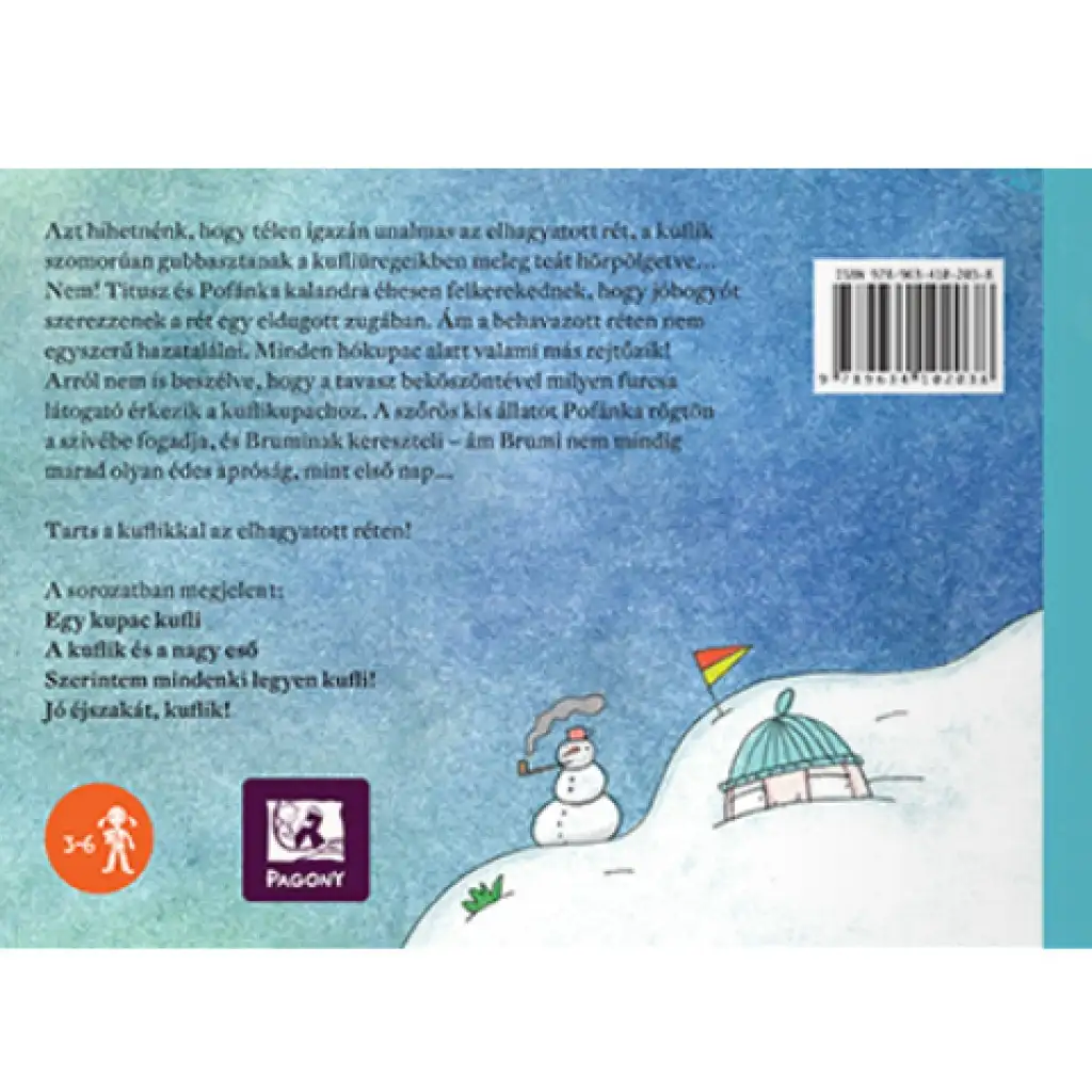 Pagony: Kuflik im Schnee Märchenbuch kép 3