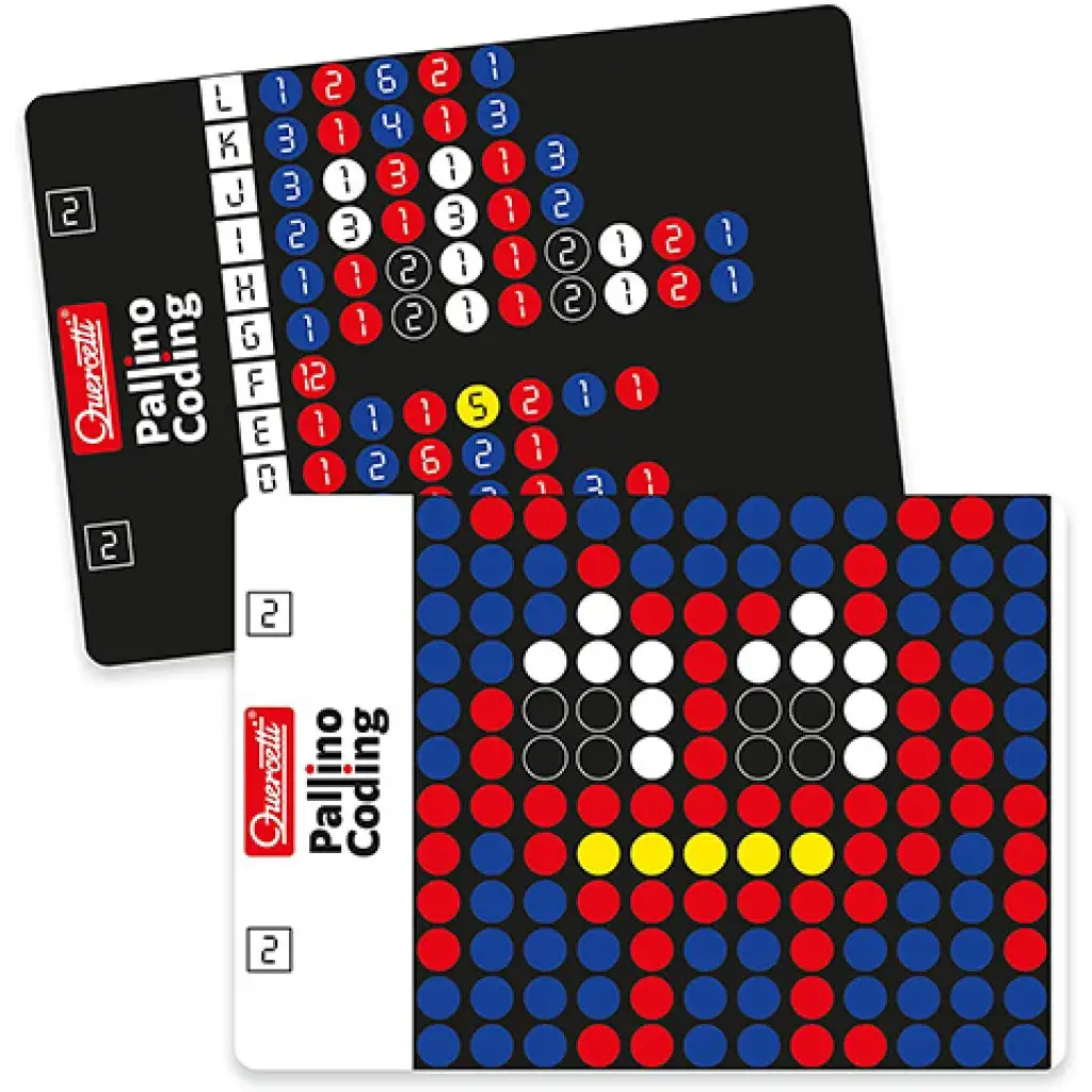 Quercetti: Pallino Kodierung - Mosaik-Programmierung Logikspiel kép 3
