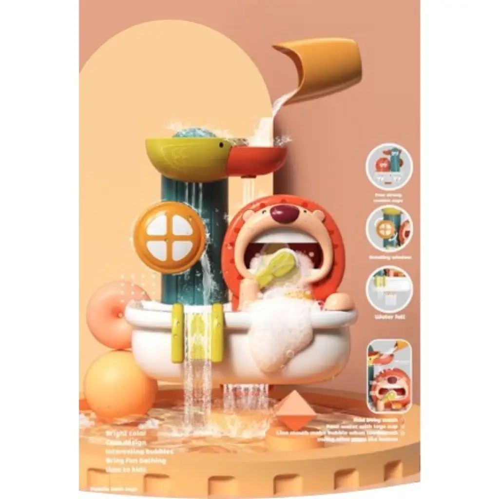 Planschender Löwe Badespielzeug kép 2