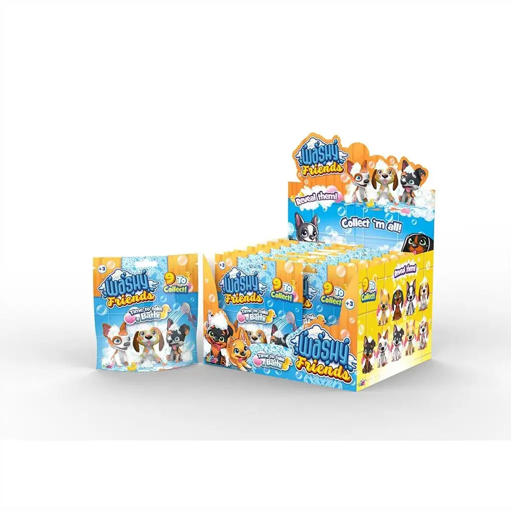Washy Friends: Überraschungs-Badehündchen im Beutel in verschiedenen Varianten kép 3