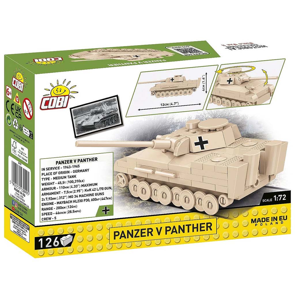 COBI: Panzer V Panther Panzer Bauset (3099) kép 5
