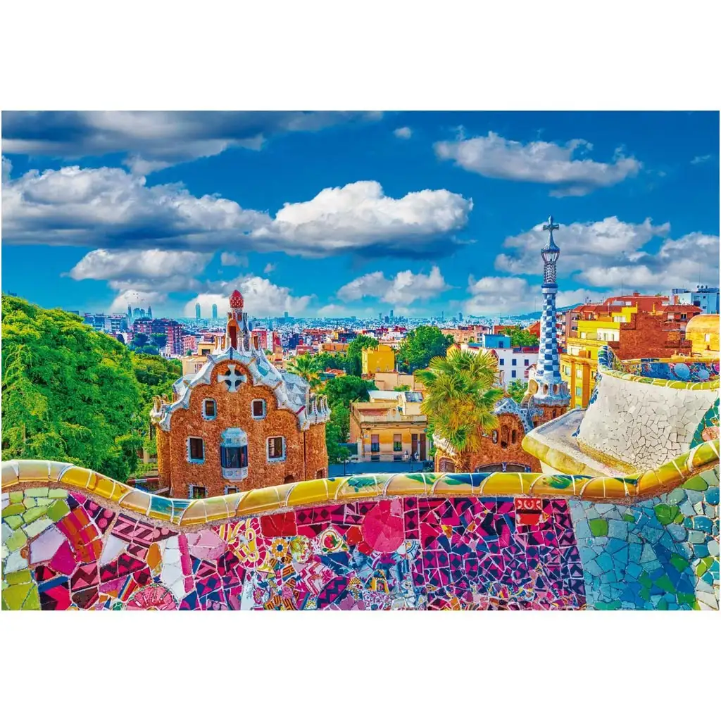 Park Güell Barcelona HQC 1000-teiliges Puzzle - Clementoni kép 2