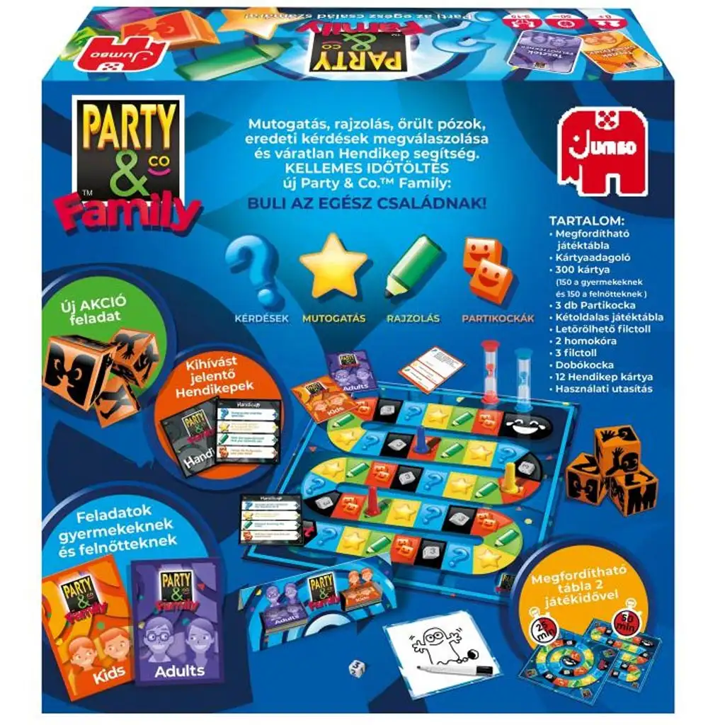 Party&CO Family Gesellschaftsspiel - Jumbo kép 2