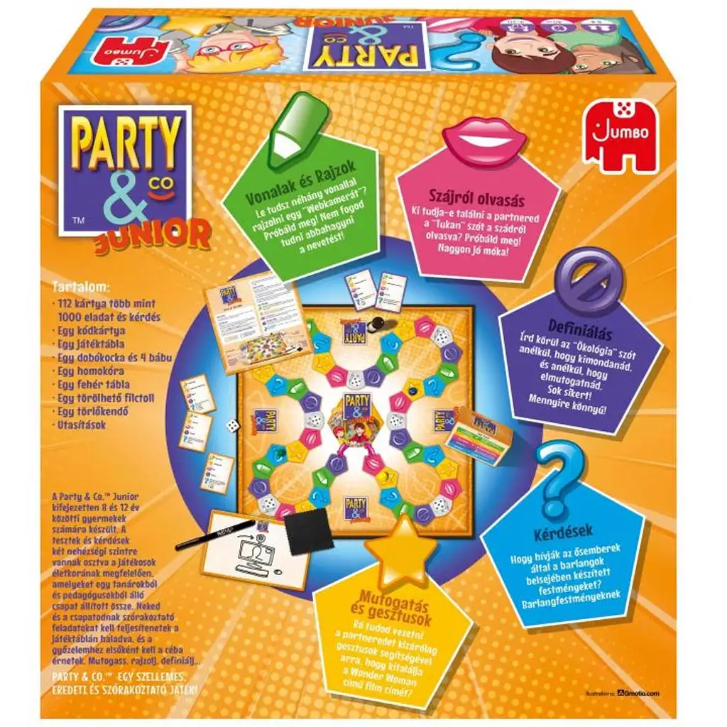 Party&Co Junior Brettspiel - Jumbo kép 2