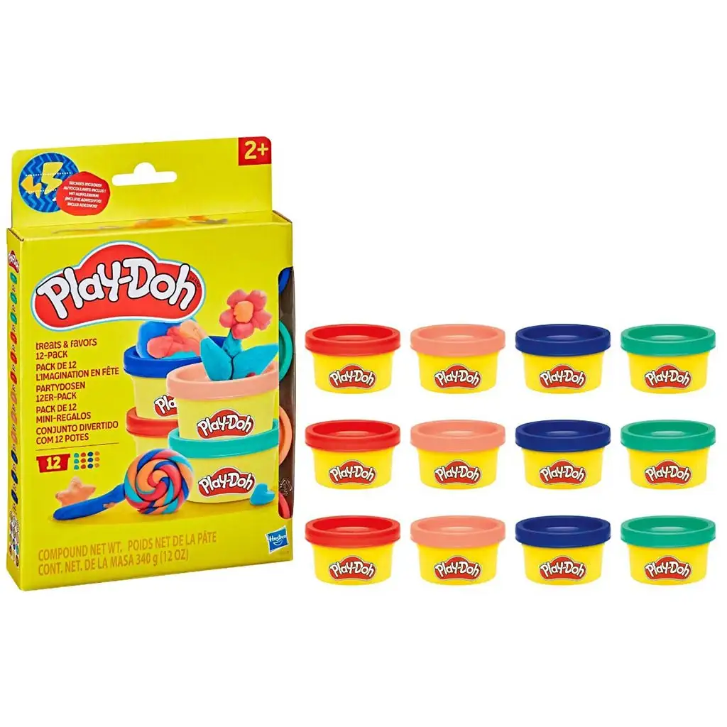 Play-Doh: Leckereien und Gefälligkeiten Spielset mit 12 Knetmassen - Hasbro kép 2