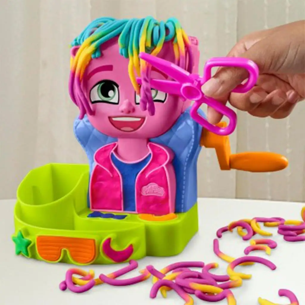 Play-Doh: Friseursalon mit 6 Dosen Knete - Hasbro kép 4
