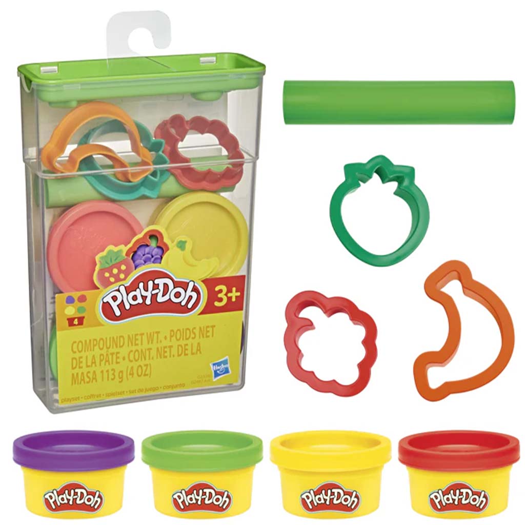 Play-Doh: Knetset im Aufbewahrungsbehälter – mit Obstformen – Hasbro