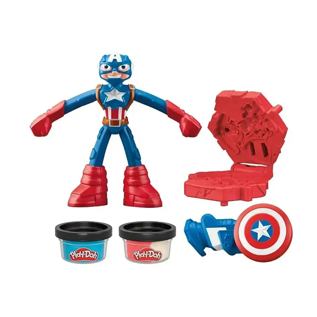 Play-Doh: Marvel Captain America Spielset - Hasbro kép 2