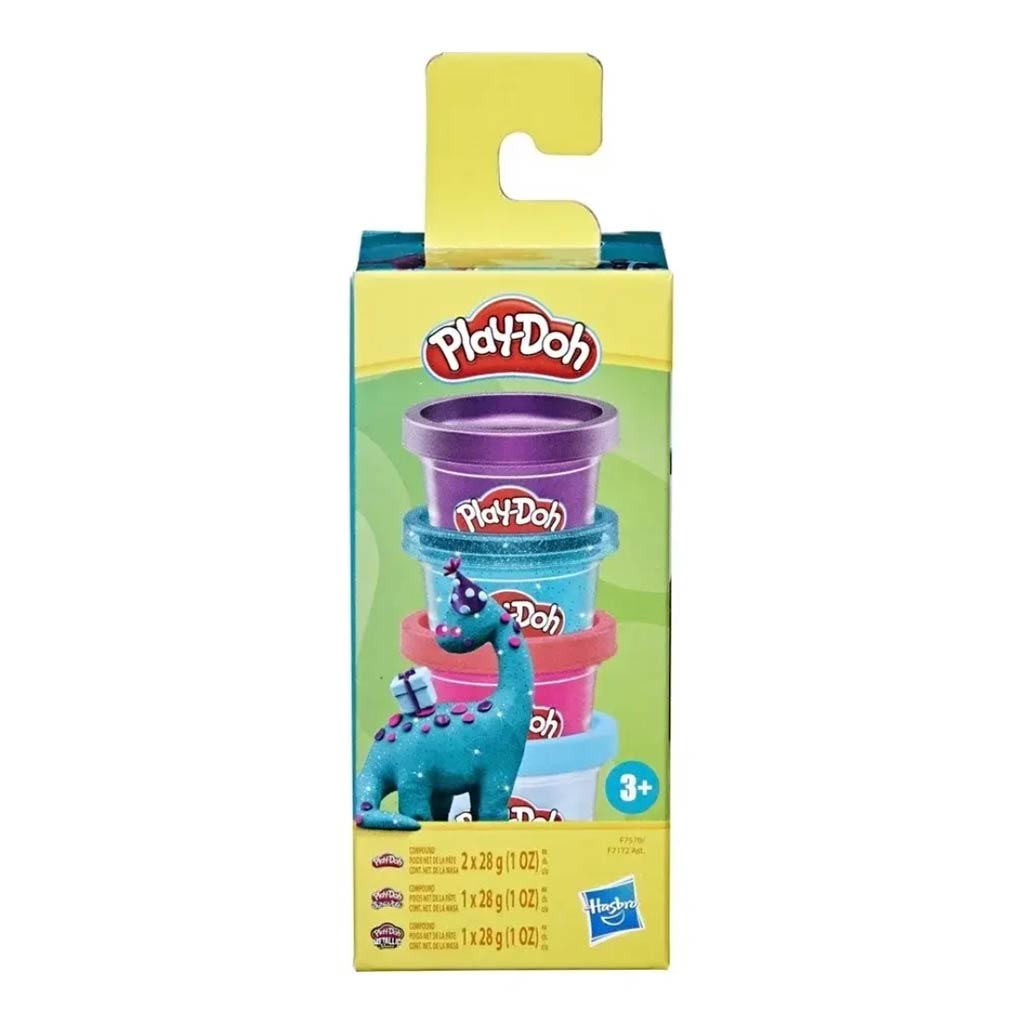 Play-Doh: Dino Mini 4er-Knetset - Hasbro
