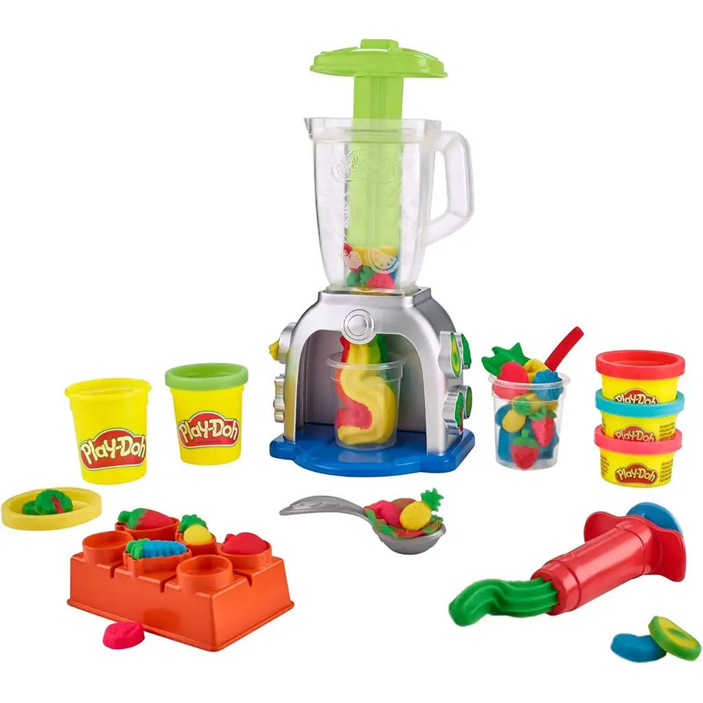 Play-Doh: Swirlin Smoothies Mixer mit 5 Dosen Knete 198g kép 2