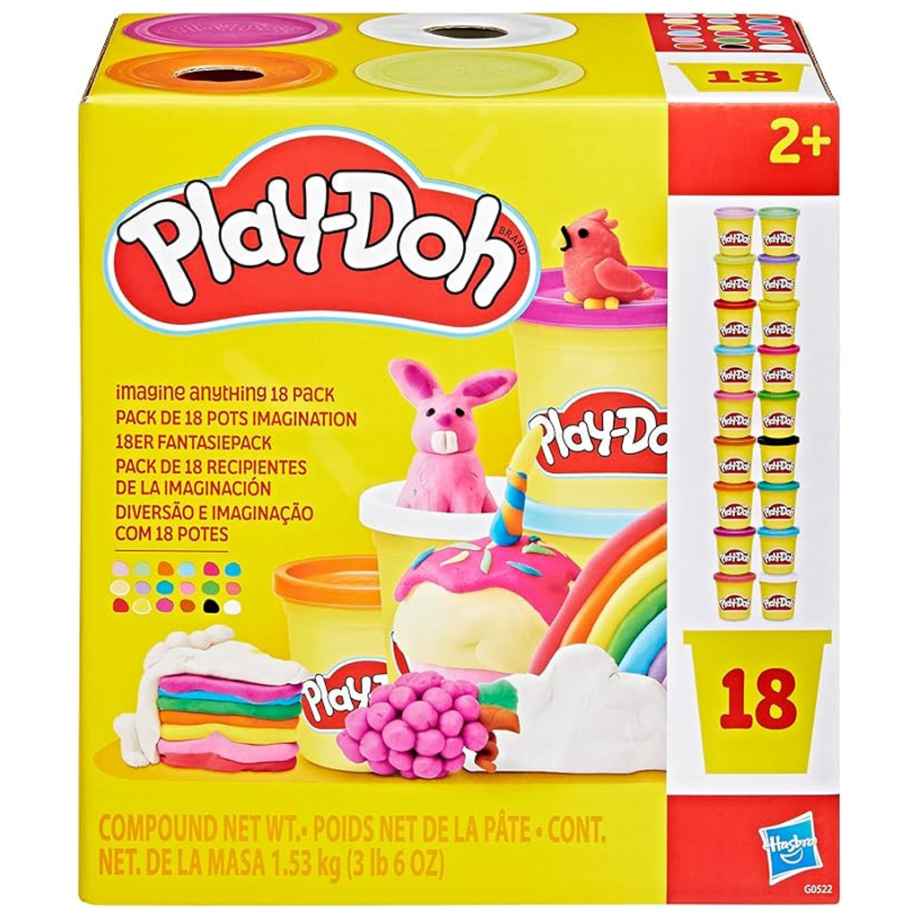 Play-Doh: 18-teiliges Knetset im Becher, 1530g - Hasbro