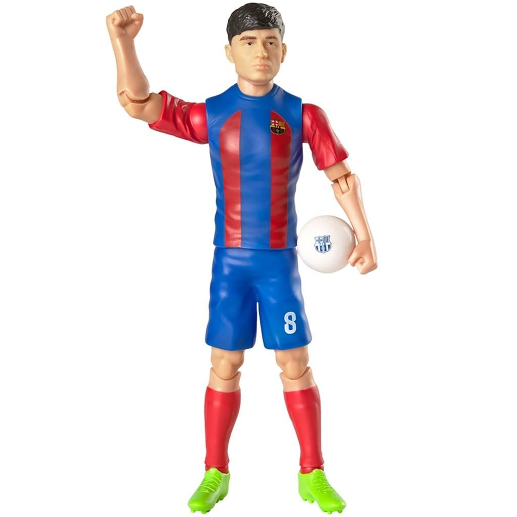 Fußballer-Actionfigur, 20 cm – FC Barcelona, mit Pedri im Trikot Nummer 8 kép 3