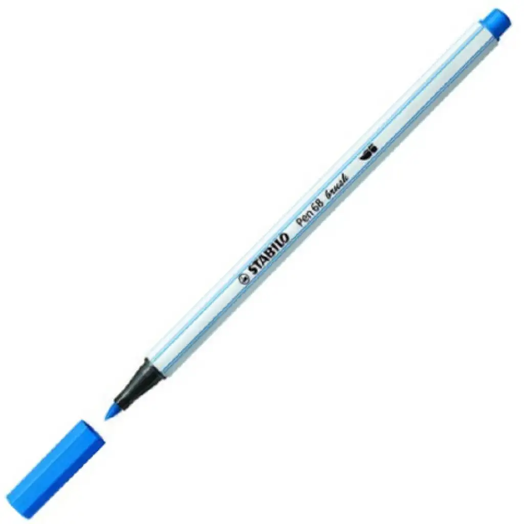 Stabilo: Pen 68 brush ecsetfilc kék kép 1