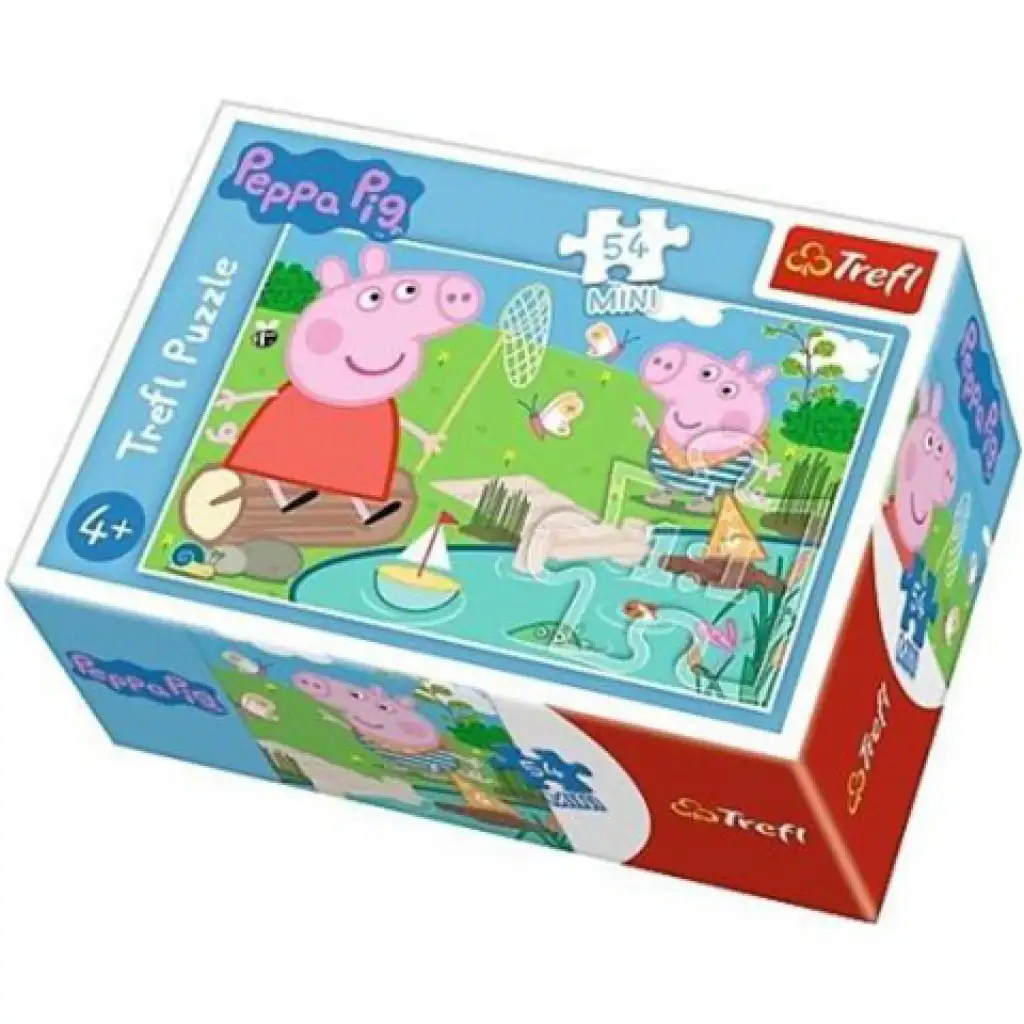Peppa Wutz schönste Tage 54-teiliges Mini-Puzzle 4 verschiedene - Trefl kép 2