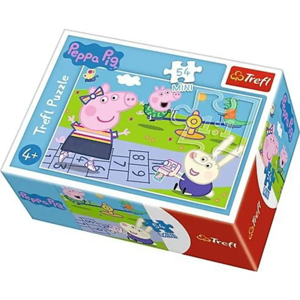 Peppa Wutz schönste Tage 54-teiliges Mini-Puzzle 4 verschiedene - Trefl kép 3