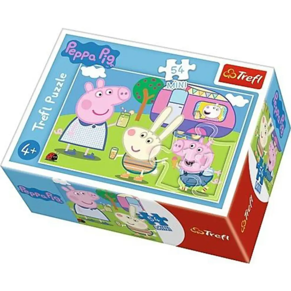 Peppa Wutz schönste Tage 54-teiliges Mini-Puzzle 4 verschiedene - Trefl kép 4