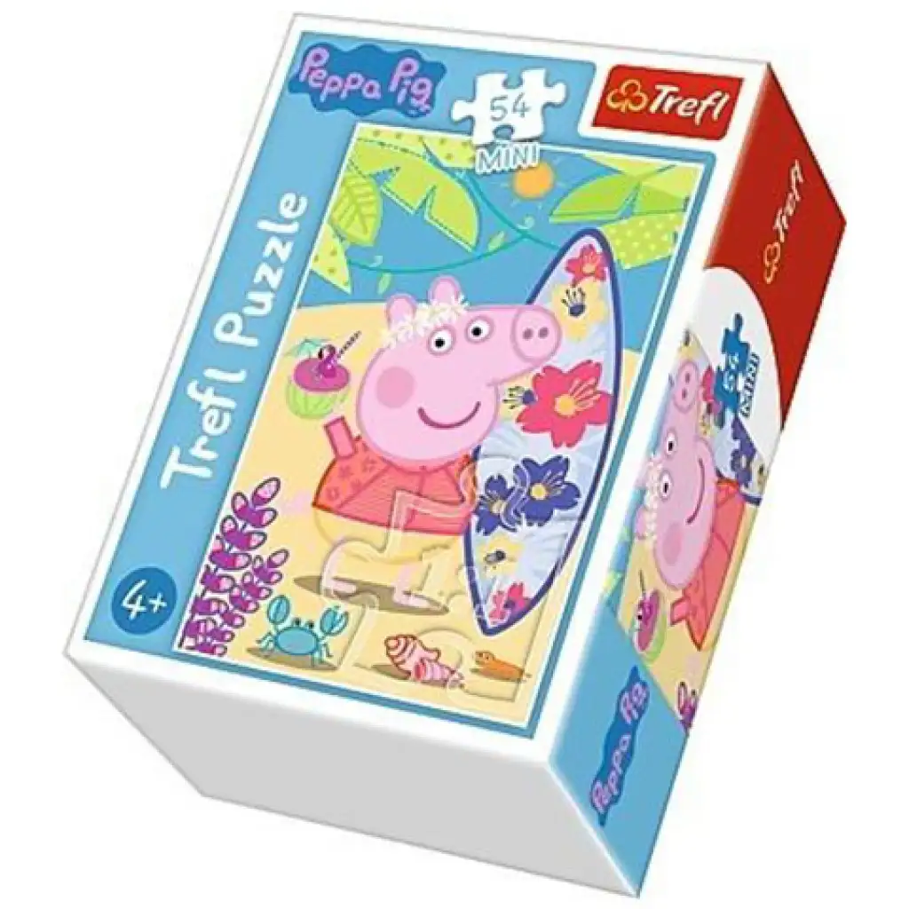 Peppa Wutz schönste Tage 54-teiliges Mini-Puzzle 4 verschiedene - Trefl kép 5