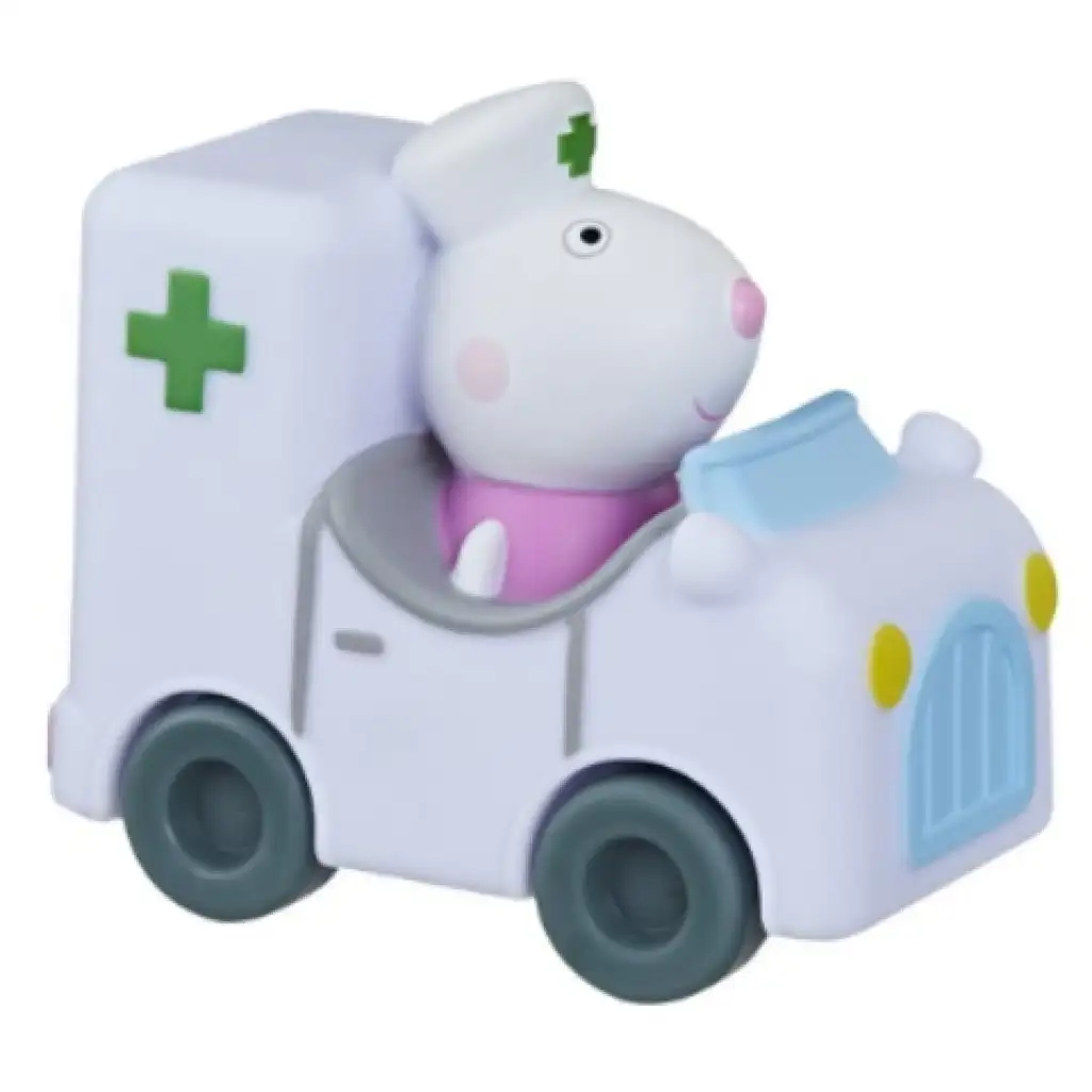 Peppa Malac Kicsi Buggy: Suzy Bari mentőautóval - Hasbro kép 1