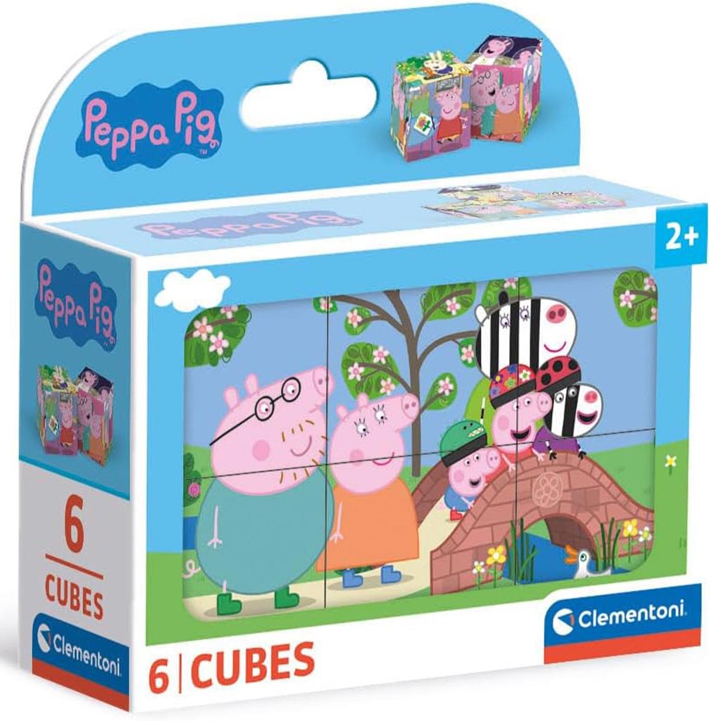 Peppa Wutz 6er-Set Märchenwürfel - Clementoni