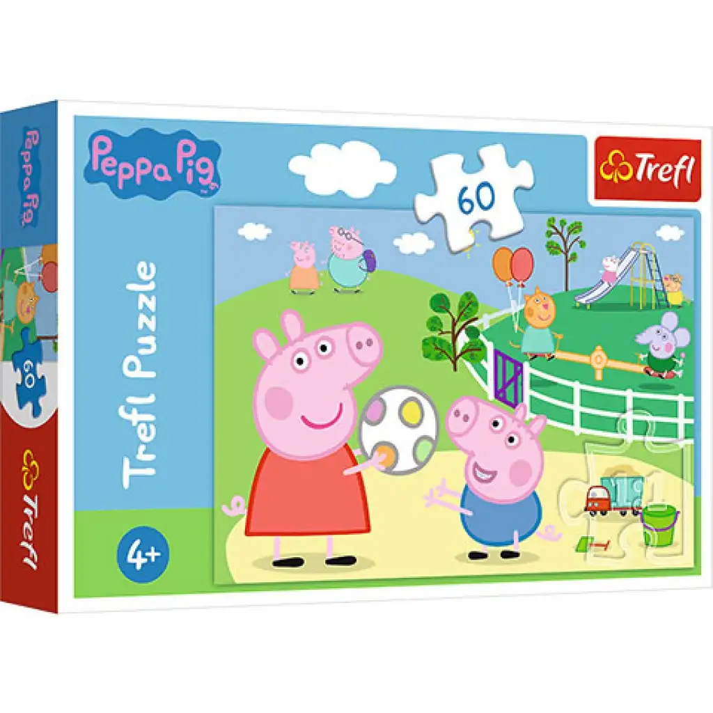 Peppa Wutz: Spaß mit Freunden Puzzle 60-teilig - Trefl
