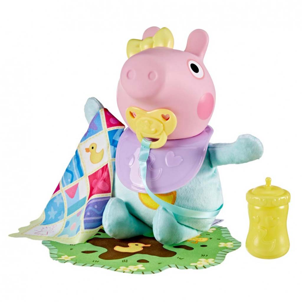 Peppa Wutz: Grunzende und zum Kuscheln geeignete Evie - Hasbro kép 3