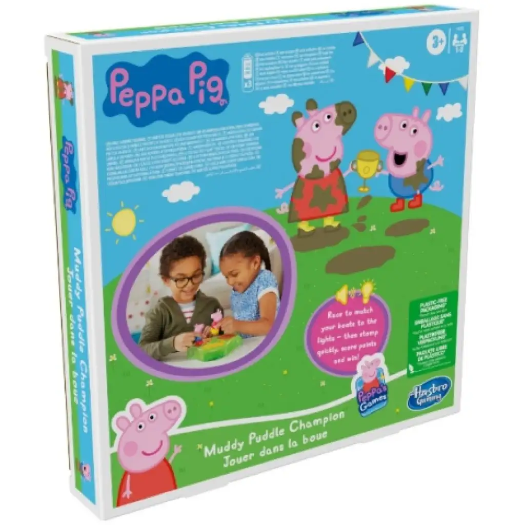 Peppa malac Sáros tócsák bajnoka társas - Hasbro kép 1