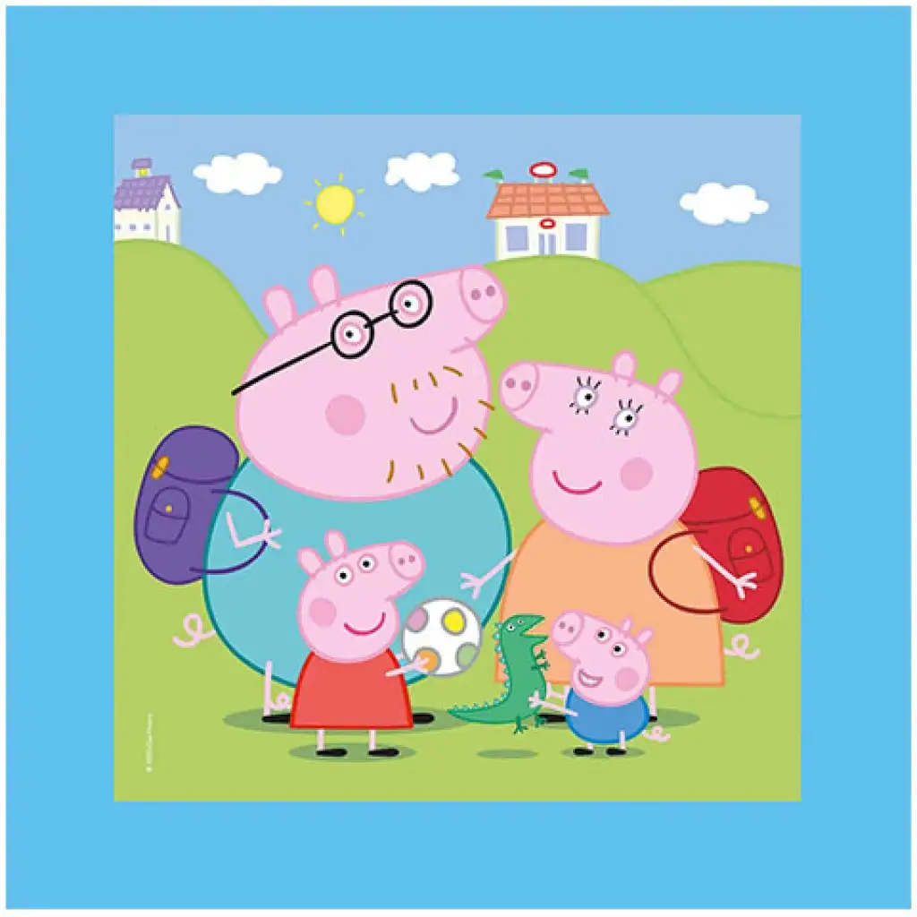 Peppa Wutz Rahmenpuzzle 60-teilig - Clementoni kép 2