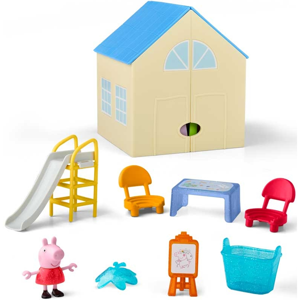 Peppa Wutz: Peppas aufklappbare Kindergarten-Spielset – Hasbro kép 3