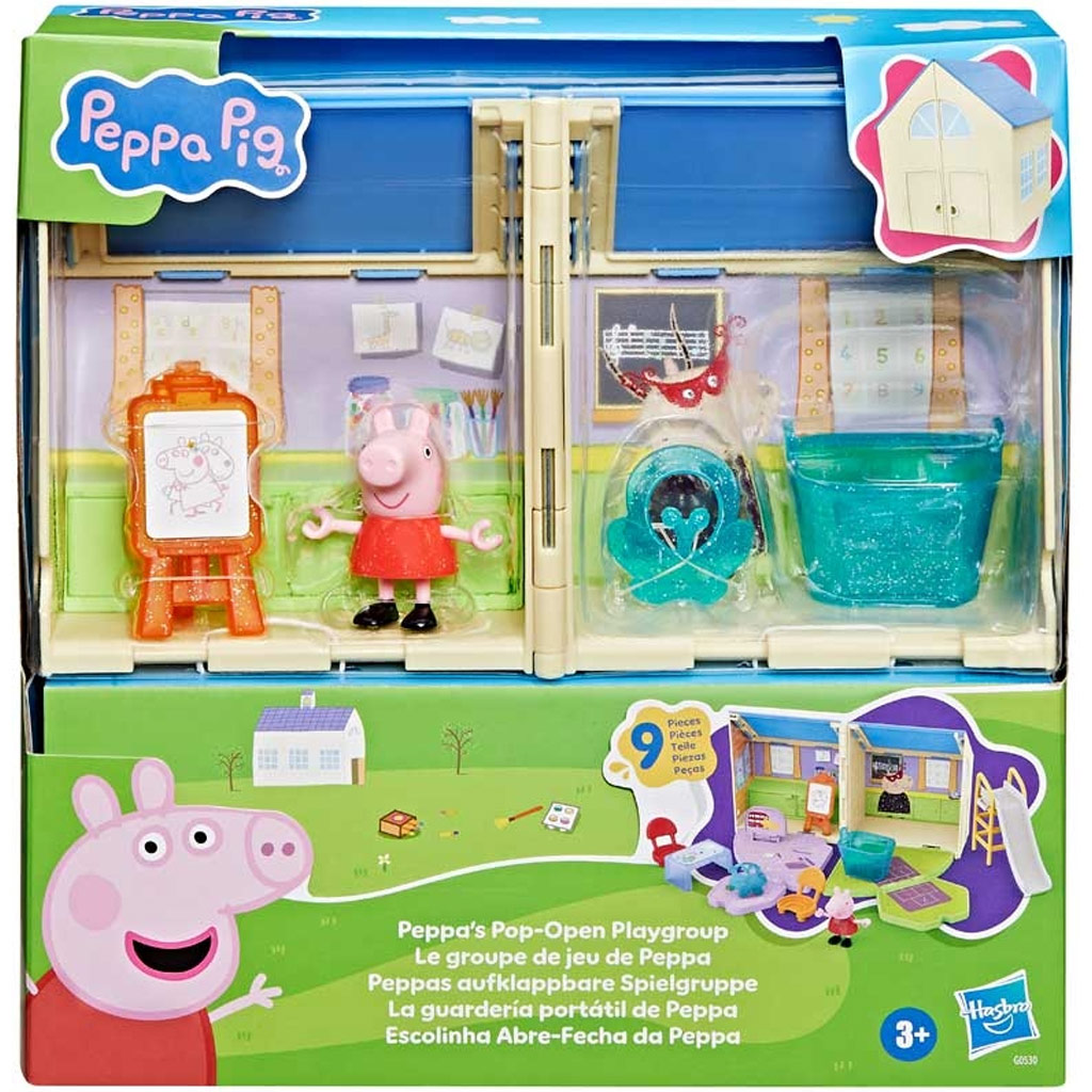 Peppa Wutz: Peppas aufklappbare Kindergarten-Spielset – Hasbro