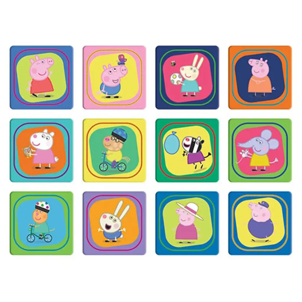 Peppa Wutz 2-in-1 Puzzle und Memospiel - Trefl kép 4