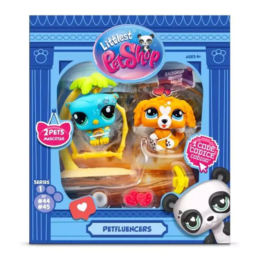 Littlest Pet Shop: Petfluencer-Set, 2er-Pack, verschiedene, 1 Stück kép 3