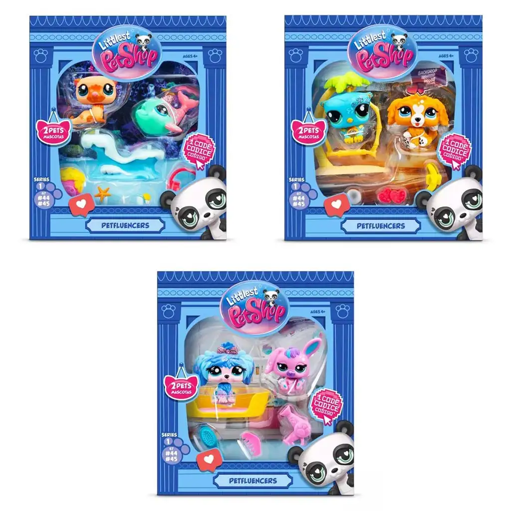 Littlest Pet Shop: Petfluencer-Set, 2er-Pack, verschiedene, 1 Stück kép 7