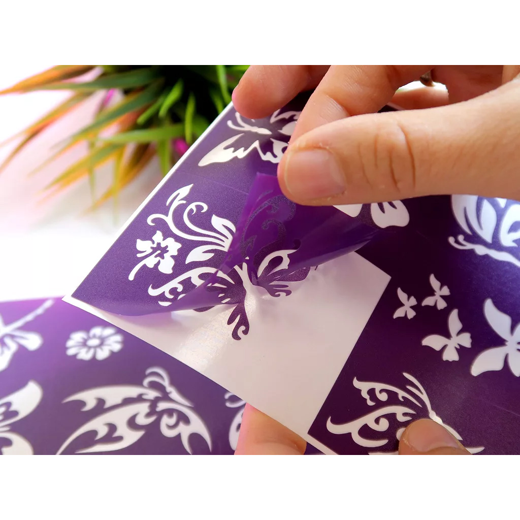 TyToo: Schablonenset für Glitzertattoos Schmetterlinge, 23 Stück kép 3