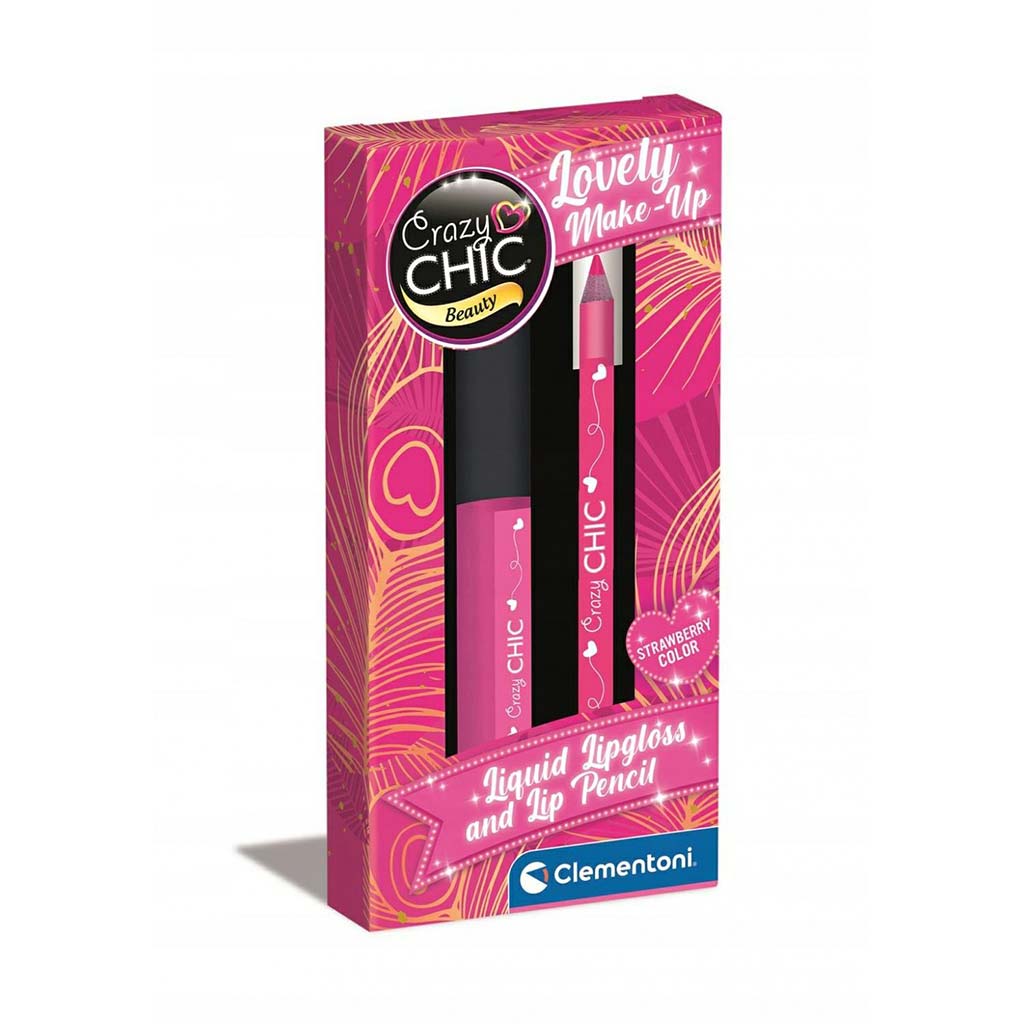 Crazy Chic: Pinke Lipgloss und Kajalstift - Clementoni kép 2
