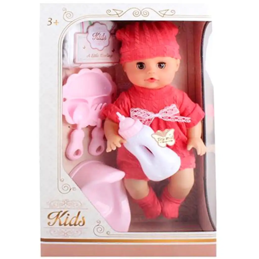 Pisilő baba hanggal és kiegészítőkkel 33cm kép 1