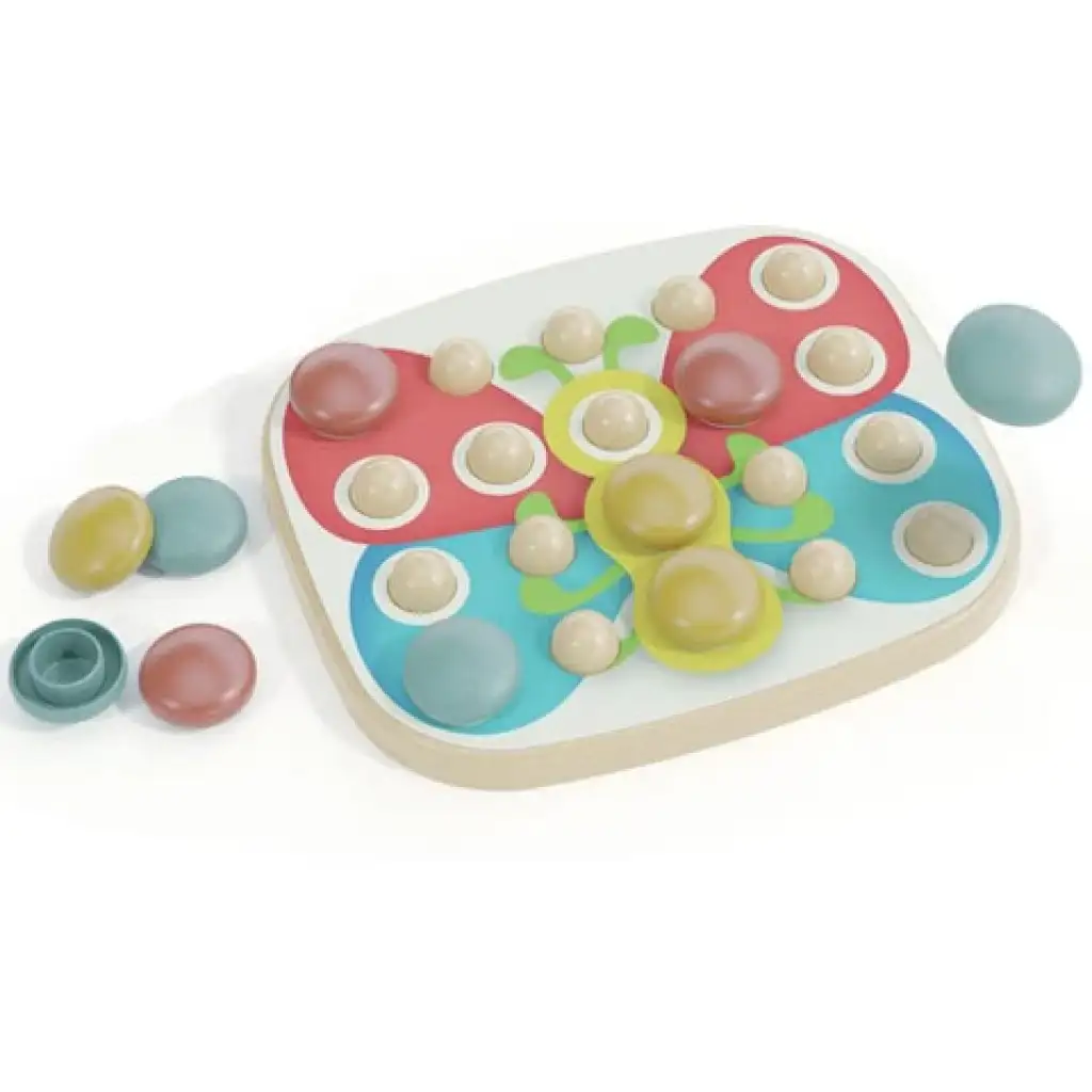 Quercetti: Play Bio Fantacolor Baby Steckspiel 28 Stück kép 2